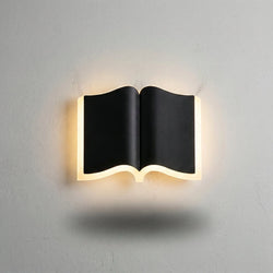 Wall Sconce | Book-Shaped Warm LED Iron & Acrylic