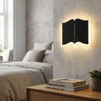 Wall Sconce | Book-Shaped Warm LED Iron & Acrylic
