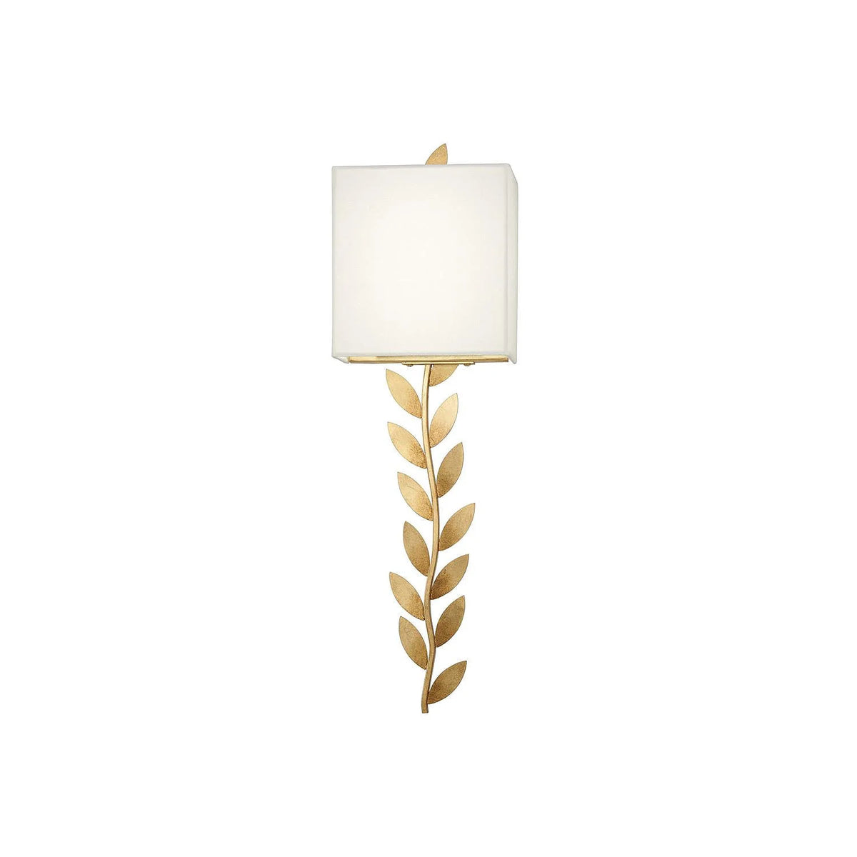 Wall Sconce | Brass Body & Fabric Shade | Ø18 x H61 cm