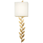 Wall Sconce | Brass Body & Fabric Shade | Ø18 x H61 cm