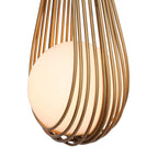Wall Sconce | Brass Body & Glass Shade | 53.5 cm Height