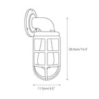 Wall Sconce | Brass & Clear Glass | Indoor/Outdoor