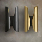 Wall Sconce | Brushed Brass & Aged Black | 38 cm Height