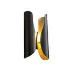 Wall Sconce | Brushed Brass & Aged Black | 38 cm Height