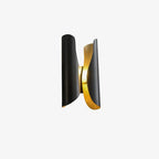 Wall Sconce | Brushed Brass & Aged Black | 38 cm Height