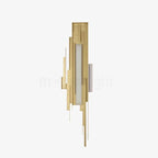 Wall Sconce | Brutalist Sculptural & Gold Finish