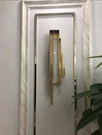 Wall Sconce | Brutalist Sculptural & Gold Finish