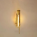Wall Sconce | Brutalist Sculptural & Gold Finish