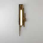 Wall Sconce | Brutalist Sculptural & Gold Finish