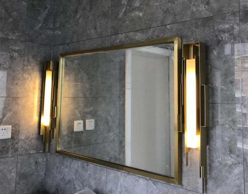 Wall Sconce | Brutalist Sculptural & Gold Finish