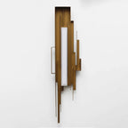 Wall Sconce | Brutalist Sculptural & Gold Finish