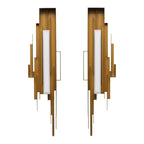 Wall Sconce | Brutalist Sculptural & Gold Finish