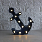 Wall Sconce | Built-In LED & Plug-In Scandinavian Anchor Design