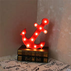 Wall Sconce | Built-In LED & Plug-In Scandinavian Anchor Design