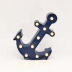 Wall Sconce | Built-In LED & Plug-In Scandinavian Anchor Design