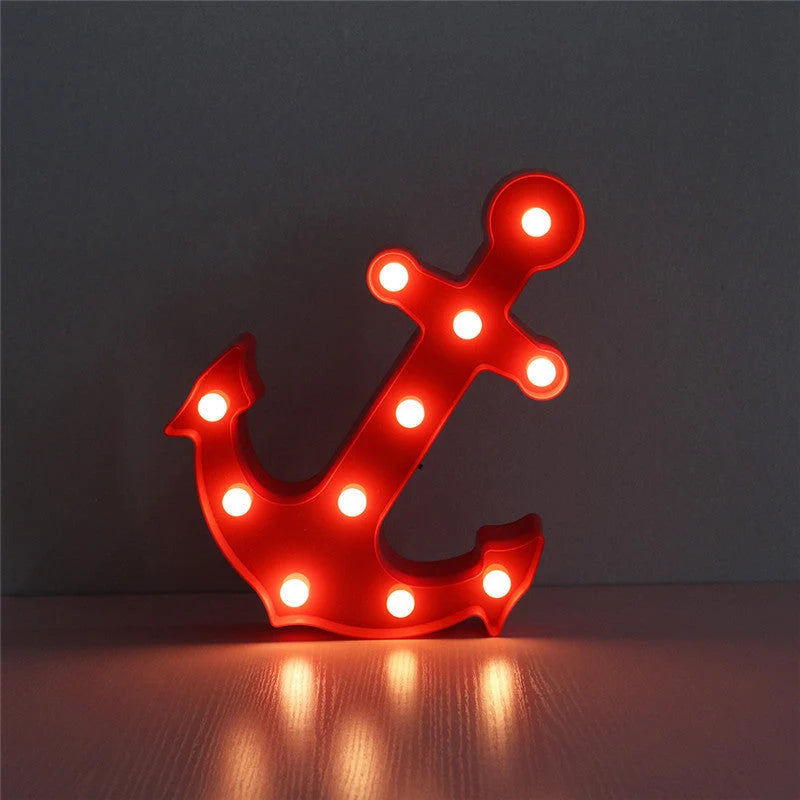 Wall Sconce | Built-In LED & Plug-In Scandinavian Anchor Design