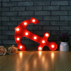 Wall Sconce | Built-In LED & Plug-In Scandinavian Anchor Design