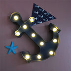 Wall Sconce | Built-In LED & Plug-In Scandinavian Anchor Design