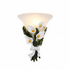 Wall Sconce | Calla Lily Glass & Metal LED Warm White | 40 cm