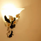 Wall Sconce | Calla Lily Glass & Metal LED Warm White | 40 cm