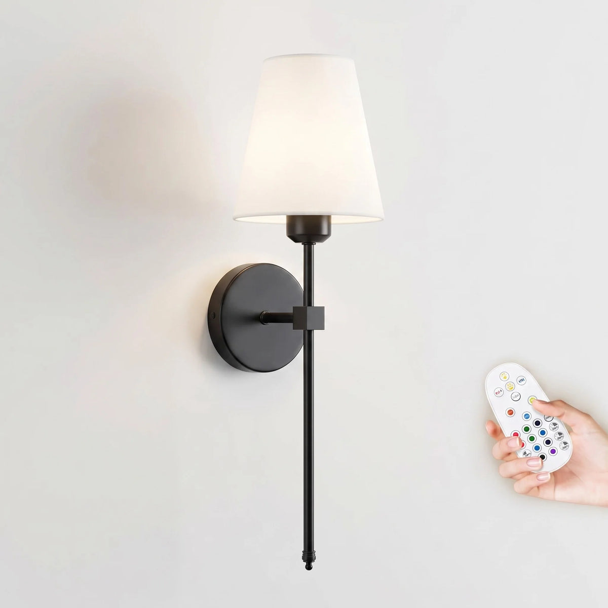 Wall Sconce | Cordless & Rechargeable | Dimmable RGB Light