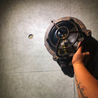 Wall Sconce | Die-Cast Aluminum & Glass Shade | Moisture-Resistant