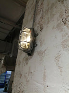 Wall Sconce | Die-Cast Aluminum & Glass Shade | Moisture-Resistant