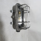 Wall Sconce | Die-Cast Aluminum & Glass Shade | Moisture-Resistant