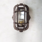 Wall Sconce | Die-Cast Aluminum & Glass Shade | Moisture-Resistant