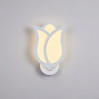 Wall Sconce | Floral Petal Design & Adjustable Warm LED