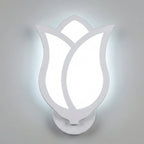 Wall Sconce | Floral Petal Design & Adjustable Warm LED