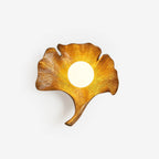 Wall Sconce | Ginkgo Leaf Dimmable Fiberglass & Acrylic | 25 cm