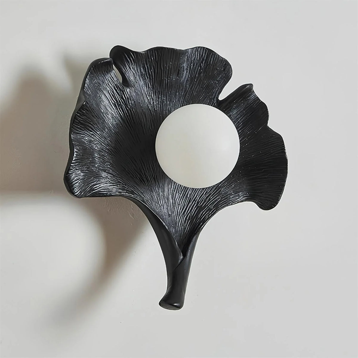 Wall Sconce | Ginkgo Leaf Dimmable Fiberglass & Acrylic | 25 cm