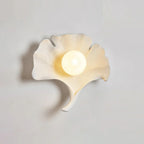 Wall Sconce | Ginkgo Leaf Dimmable Fiberglass & Acrylic | 25 cm