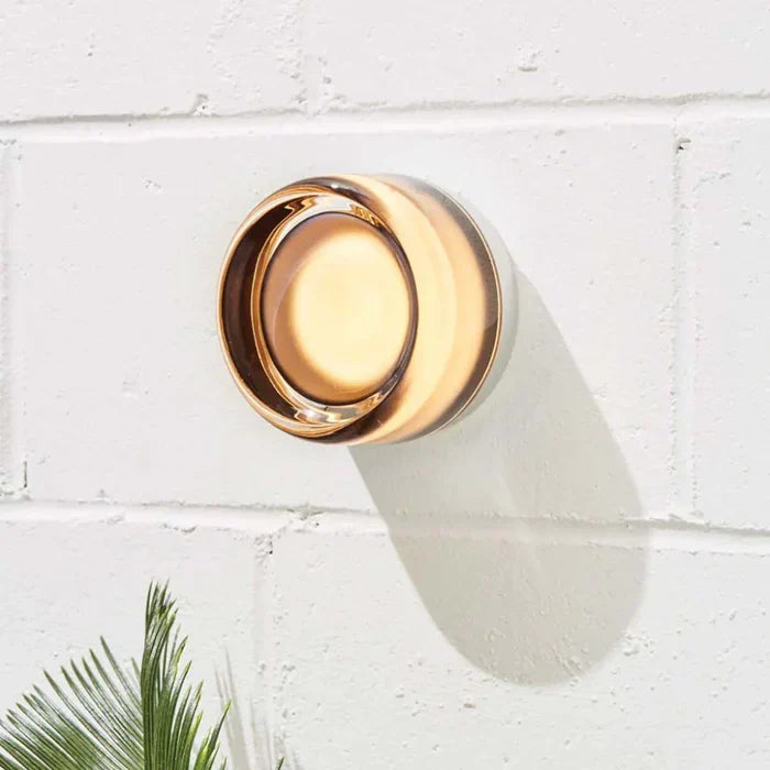 Wall Sconce | Glass Housing & Warm White LED | Push-Button Switch
