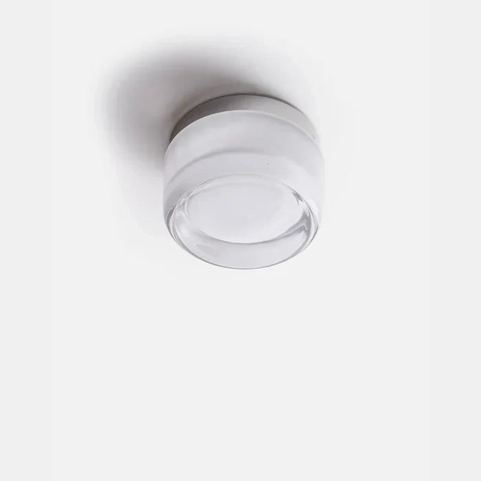 Wall Sconce | Glass Housing & Warm White LED | Push-Button Switch