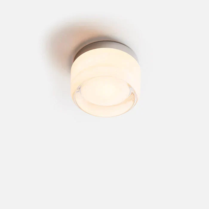 Wall Sconce | Glass Housing & Warm White LED | Push-Button Switch