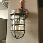 Wall Sconce | Glass Shade & Die-Cast Aluminum Body | E26/E27 Socket