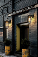 Wall Sconce | Glass Shade & Die-Cast Aluminum Body | E26/E27 Socket