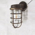 Wall Sconce | Glass Shade & Die-Cast Aluminum Body | E26/E27 Socket