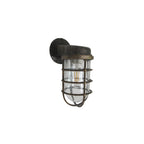 Wall Sconce | Glass Shade & Die-Cast Aluminum Body | E26/E27 Socket