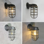 Wall Sconce | Glass Shade & Die-Cast Aluminum Body | E26/E27 Socket