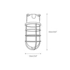 Wall Sconce | Glass Shade & Die-Cast Aluminum Body | E26/E27 Socket
