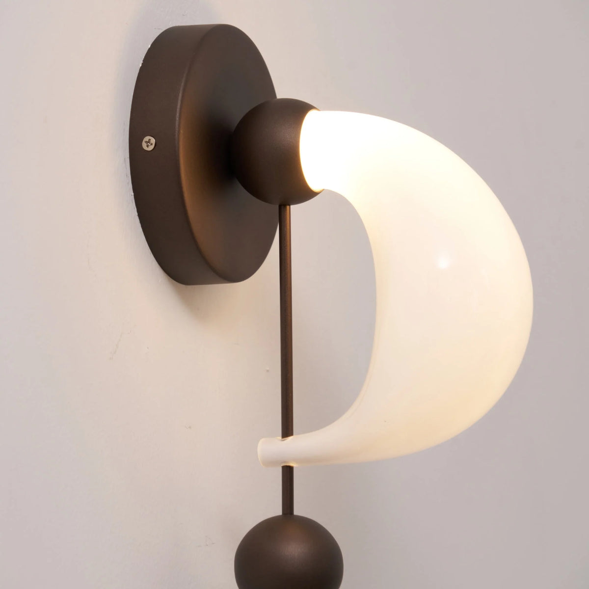 Wall Sconce | Glass Shade & Integrated LED | 36 cm Height