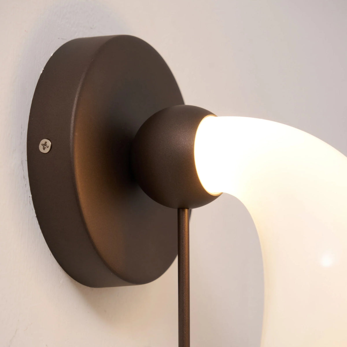 Wall Sconce | Glass Shade & Integrated LED | 36 cm Height