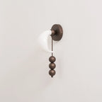 Wall Sconce | Glass Shade & Integrated LED | 36 cm Height