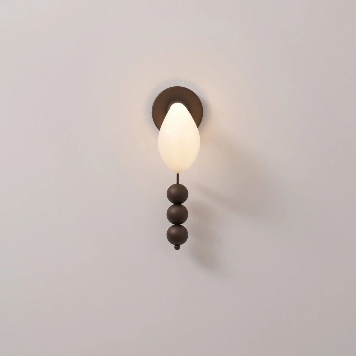 Wall Sconce | Glass Shade & Integrated LED | 36 cm Height