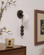 Wall Sconce | Glass Shade & Integrated LED | 36 cm Height