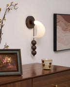 Wall Sconce | Glass Shade & Integrated LED | 36 cm Height