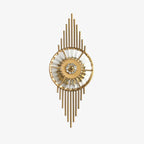 Wall Sconce | Gold-Finish Stainless Steel & Cut Crystal | Ø 25 cm x H 65 cm